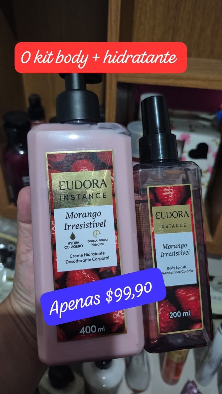Kit Instance Morango Irresistível