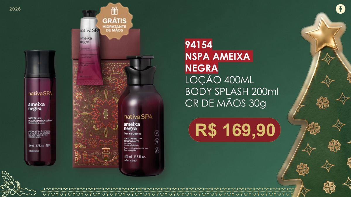 Kit Nativa SPA Ameixa Negra