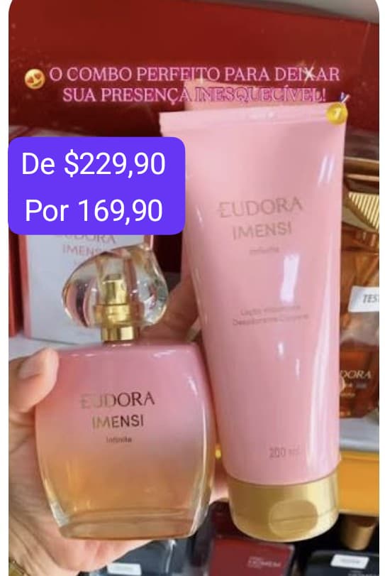Kit Eudora Imensi — colônia e hidratante