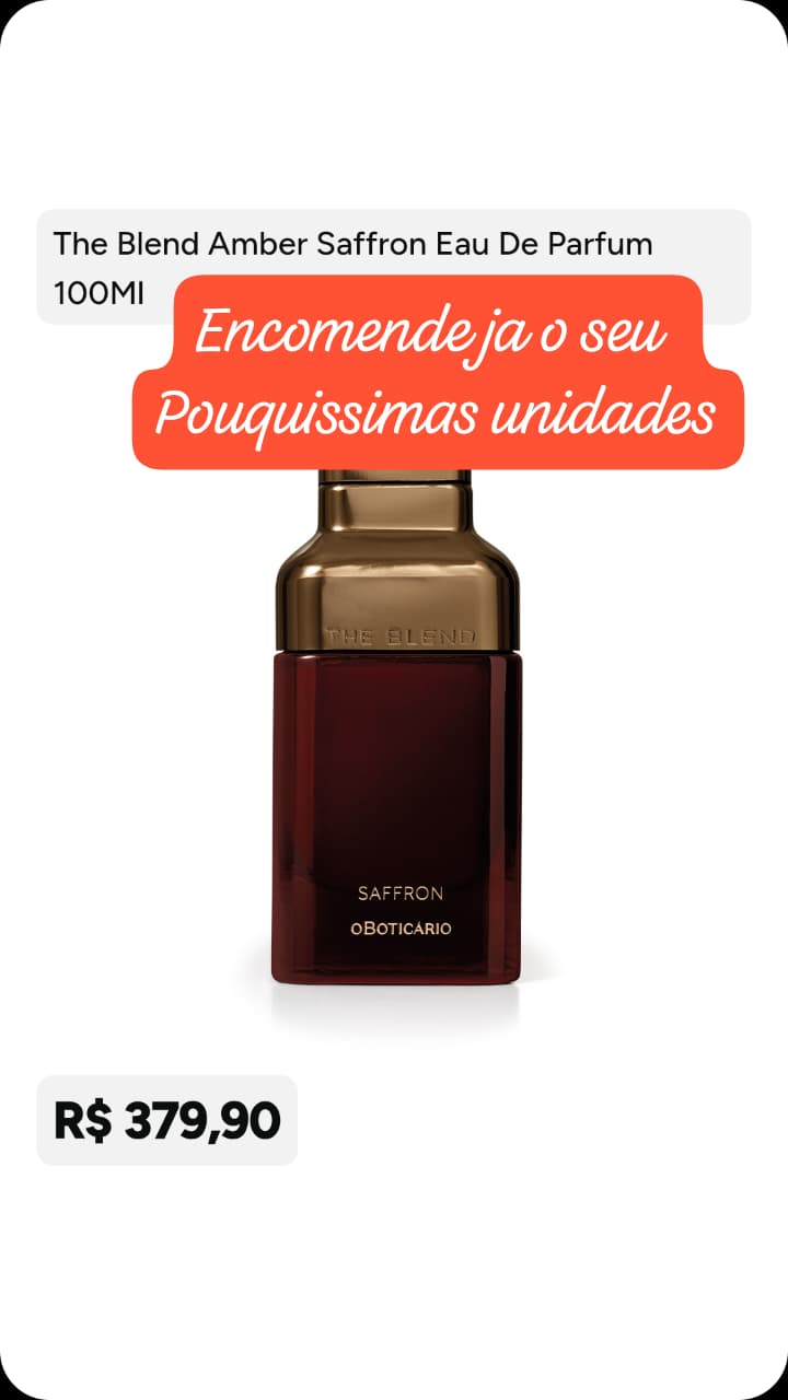 The Blend Amber Saffron Eau de Parfum 100 ml