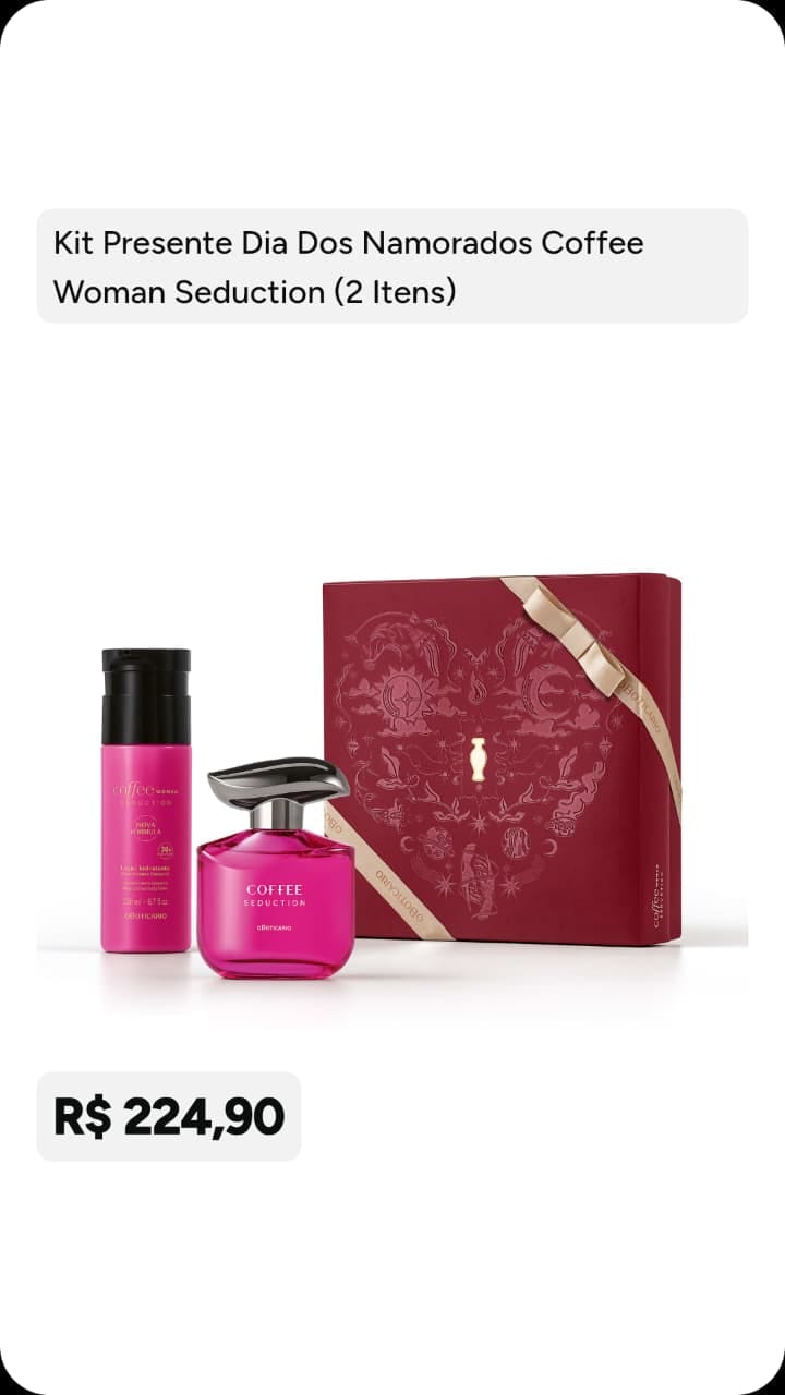 Kit Coffee Woman Seduction — 2 itens