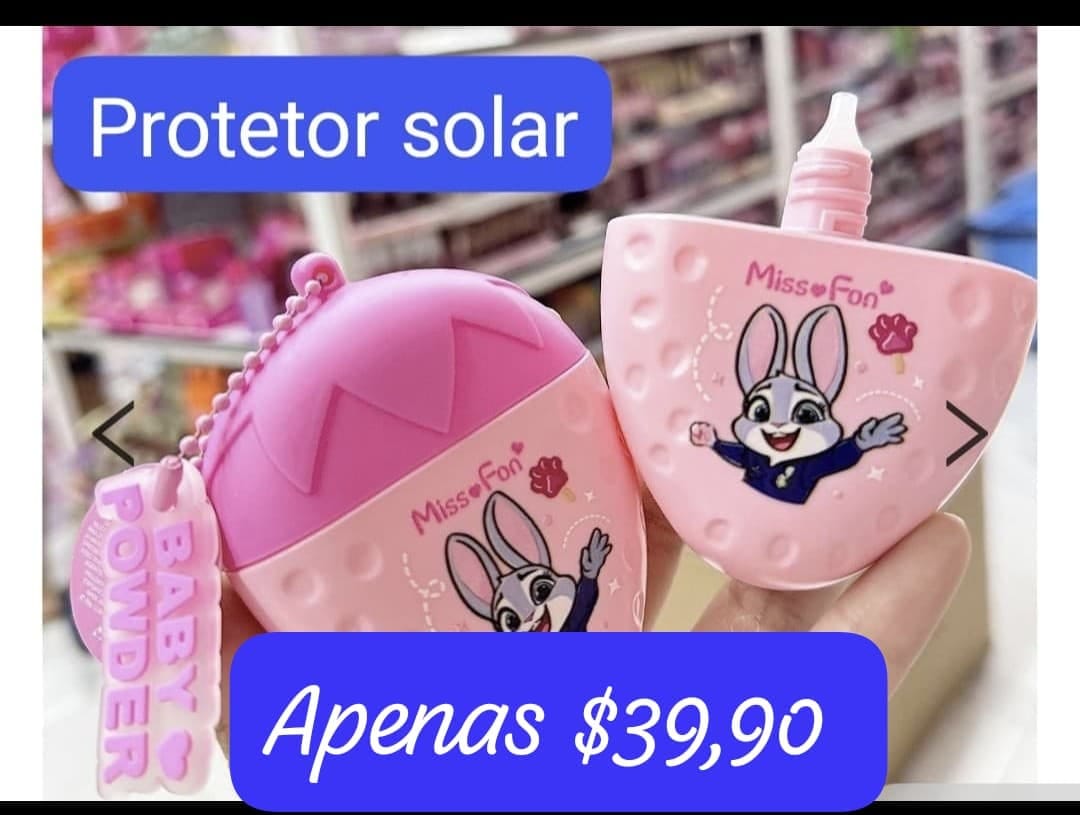 Protetor solar Miss Fon — consultar detalhes