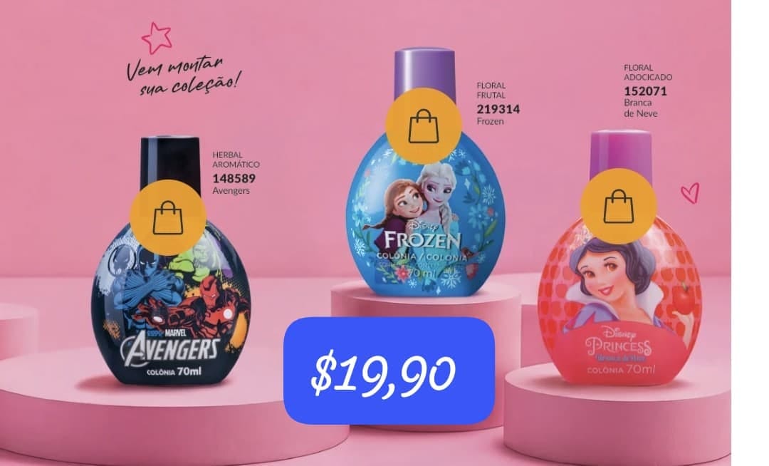 Colônia infantil Avon Avengers 70 ml