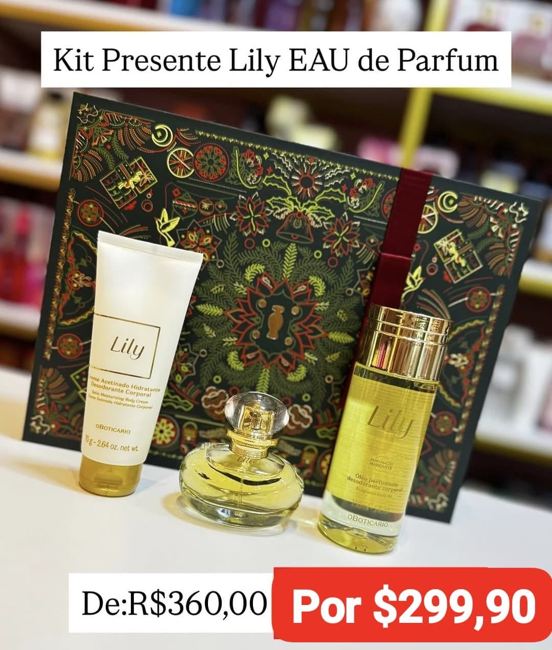 Kit Presente Lily Eau de Parfum