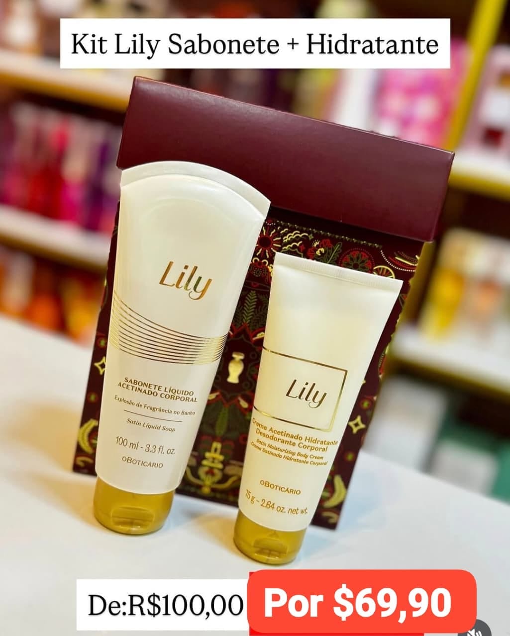 Kit Lily Sabonete + Hidratante