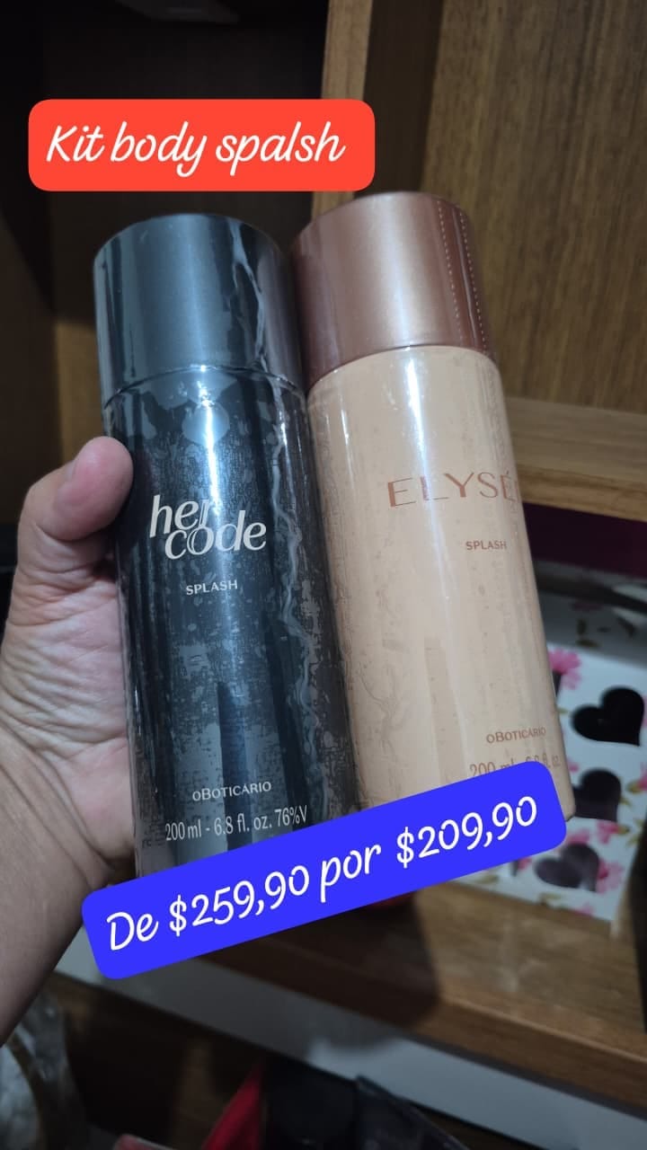 Kit Body Splash Her Code e Elysée
