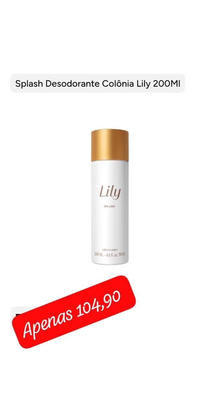 Body Splash Lily 200 ml