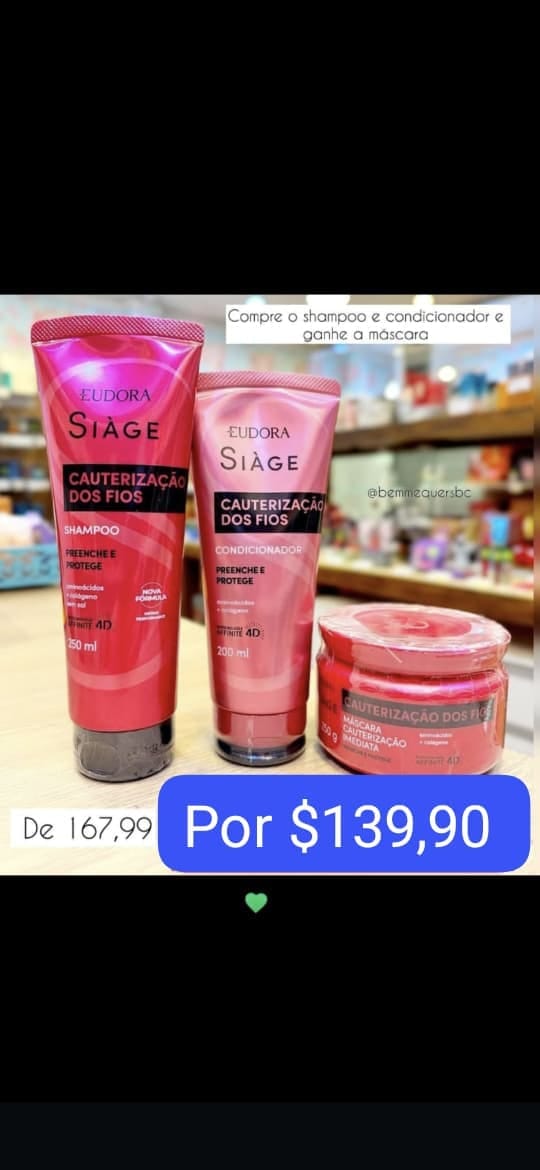 Kit Siàge Cauterização dos Fios — 3 itens