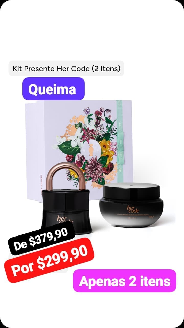 Kit Her Code — 2 itens